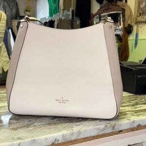 Kate Spade Light Pink and Beige Shoulder Bag
